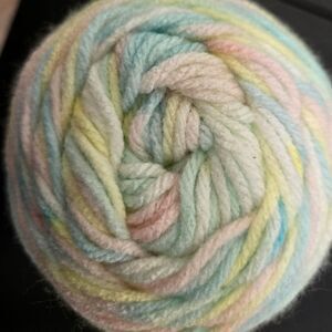 Caron Jumbo Yarn Color BABY RAINBOW, 12 Ounces